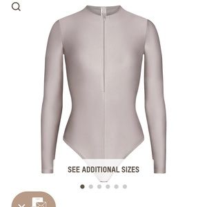SKIMS DISCO LONG SLEEVE BODYSUIT